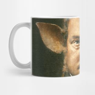 Victorian Pig Man Mug